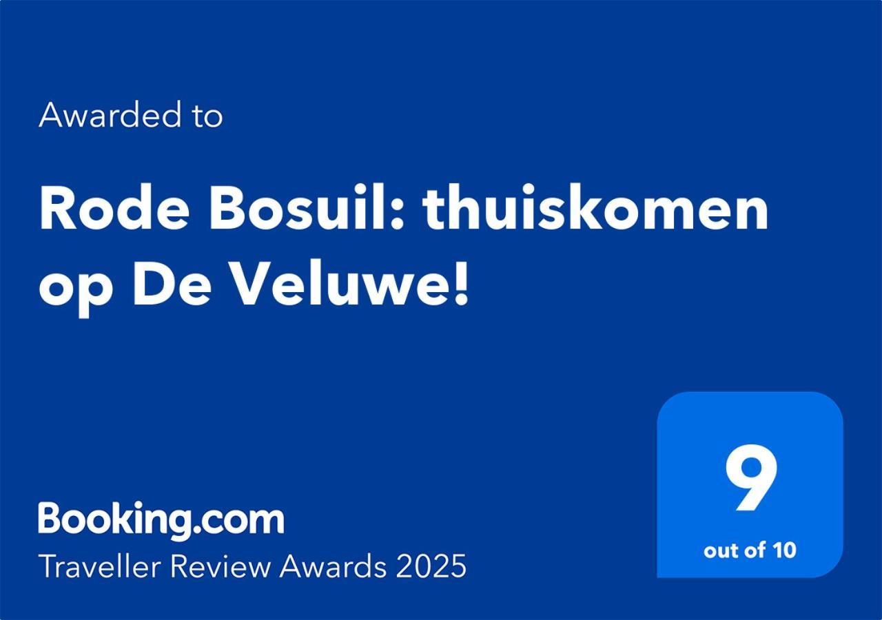 אוטרלו Rode Bosuil: Thuiskomen Op De Veluwe! מראה חיצוני תמונה
